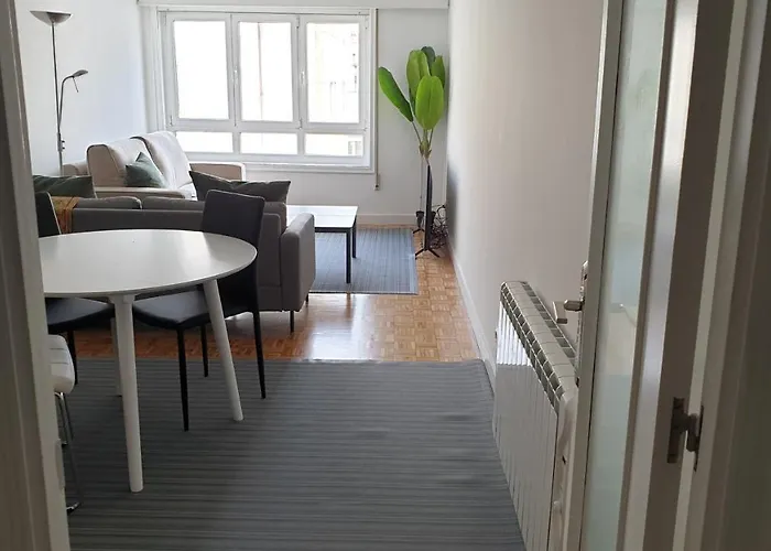 Atico Playa Orzan Centro Garaje Gratis Mismo Edifici0 * א-קורוניה