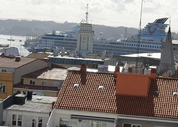 Atico Playa Orzan Centro Garaje Gratis Mismo Edifici0 דירה